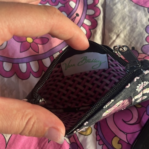 Vera Bradley Retired Pink Elephant ID Zipper Coin Purse/Wallet - Picture 3 of 3